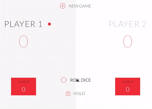 gif of a simple dice game